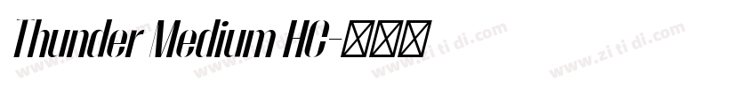 Thunder Medium HC字体转换